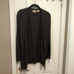 L brown Samantha Stuart cardigan